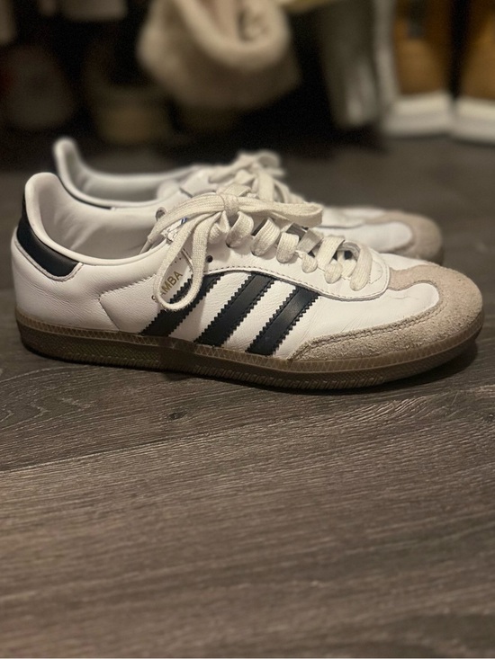 adidas Shoes - adidas White & black Samba Retro Sneakers